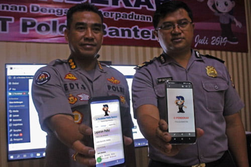 Polda Banten Perkenalkan Aplikasi e-Pendekar