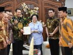 Pimpinan MPR RI Sambangi Megawati Bahas Amandemen Rekomendasi Periode Sebelumnya Pimpinan