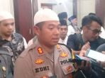 Kapolres Serang Kota, AKBP Edhi Cahyono, menghimbau masyarakat untuk menjaga situasi dan kondusifitas.