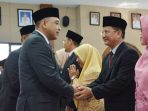 Zaki Lantik Tujuh Pejabat Eselon Pratama foto zaki lantik eselon