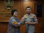 Kapolri Silaturahmi ke Menteri LHK Silaturahmi