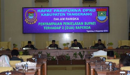 Pemkab Tangerang Usulkan Raperda Sistem Elektronik Pemerintah