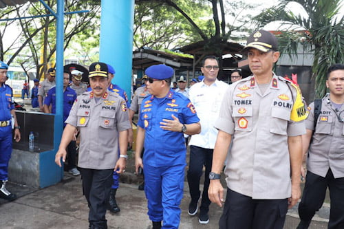 Kabaharkam Polri Tinjau Merak, Wakapolda: Kendaraan Masih Lancar Tersedia CCTV