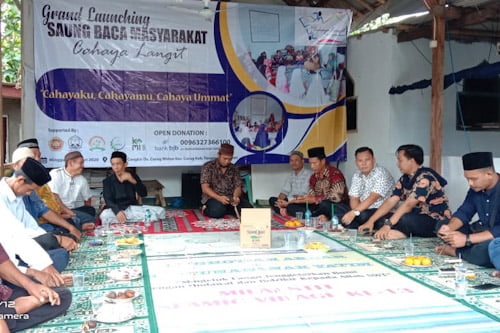 Desa Curug Wetan Kini Punya Saung Baca
