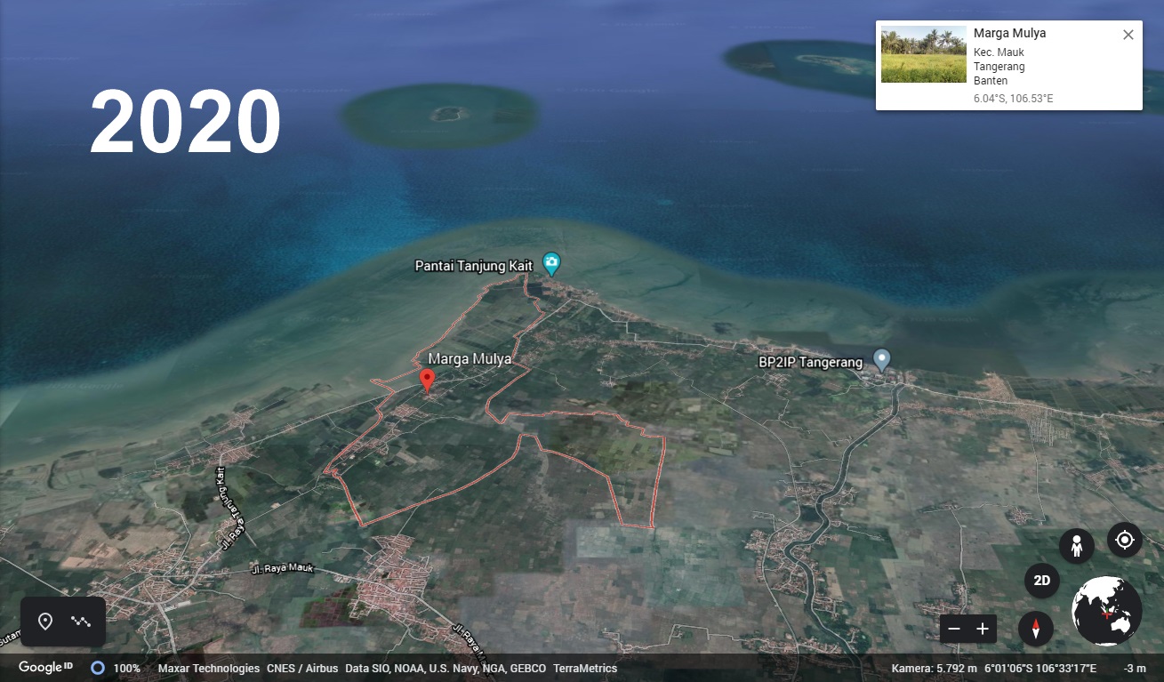 0,1 Km Meter Lagi, Bibir Pantai akan Tergerus Abrasi