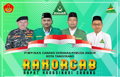 Gunakan Video Confrence, GP Ansor Kota Tangerang Bentuk Gugus Tugas Covid-19