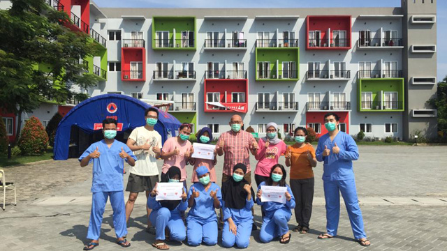 1 Pasien OTG Covid-19 di Rumah Singgah Griya Anabatic Boleh Pulang