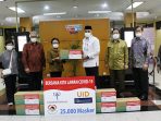 Bantu Tangani Pandemi Covid-19, Gajah Tunggal Serahkan 25 Ribu Masker ke Pemkab Tangerang