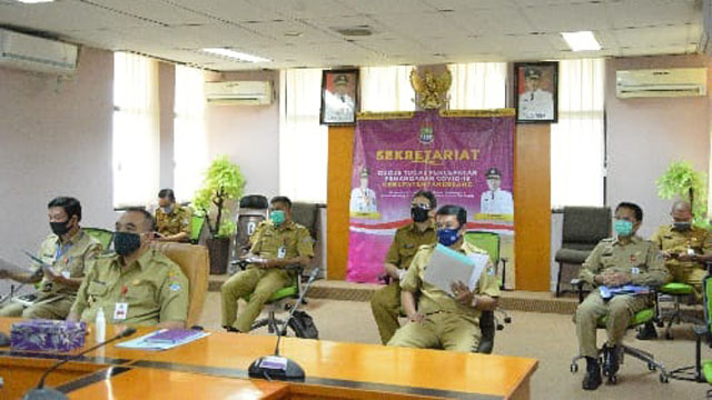 Bupati Zaki Hadir dalam Rapat Koodinasi KPK