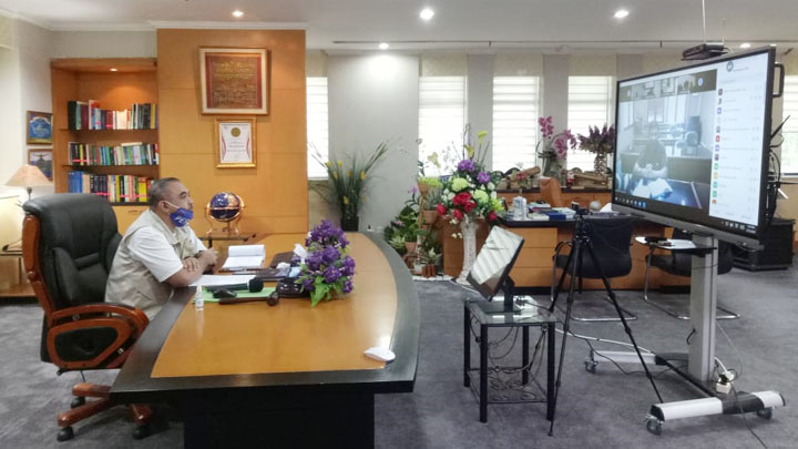 Diskusi Bupati Zaki dan Forkopimda Melalui Vidcon, PSBB Kabupaten Tangerang Bisa Diperpanjang