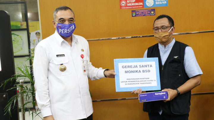 Pemkab Tangerang Terima Bantuan Peti Mati Untuk Korban Covid-19