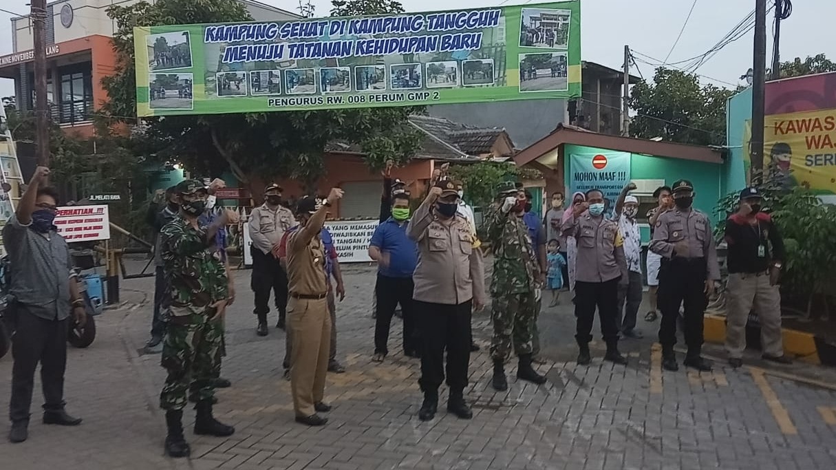 Warga Sepatan Resmikan Kampung Tangguh Hadapi Wabah Covid-19