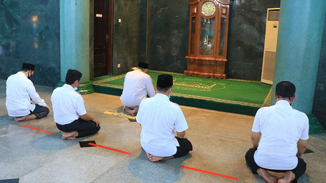 Masjid Raya Al Azhom Kota Tangerang Resmi Dibuka Kembali