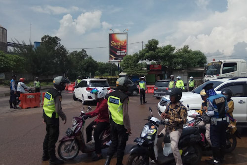 Antisipasi Kerumunan Polres Cilegon Lakukan Pengamanan di Obyek Wisata