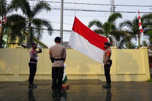 Brimob Polda Banten Peringati Hari Lahir Pancasila