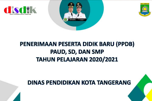 Jadwal PPDB Kota Tangerang Secara Online