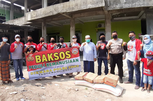 Dikmaba Polri 2002 Baksos Bagikan Sembako