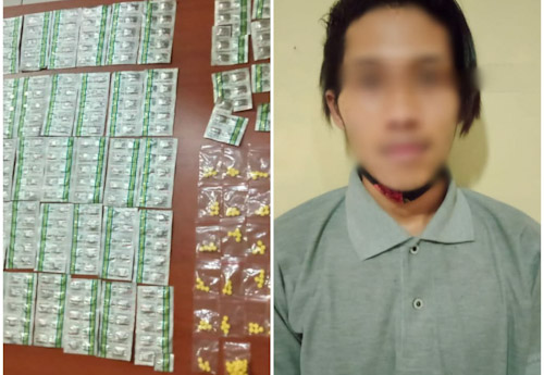 Satresnarkoba Polres Serang Kota Amankan 857 Butir Obat Berbahaya
