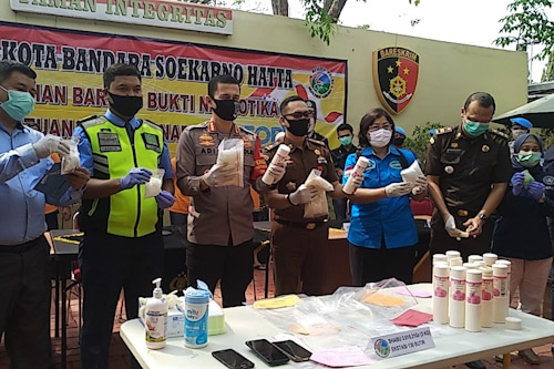 Polresta Bandara Soetta Bersama Aparat Terkait Musnahkan BB Narkotika