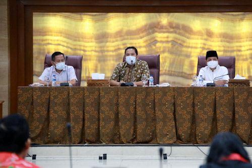 PSBB Tahap III Wali Kota Tangerang Rakor dengan FKUB Pelonggaran Tempat Ibadah