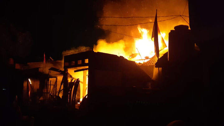 3 Rumah di Perumahan Sudirman Indah Tigaraksa Hangus Terbakar