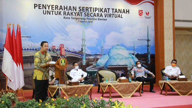 BPN Kota Tangerang Terbitkan 500 Sertifikat Tanah Warga