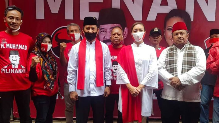 Dapat Rekomendasi dari PDIP, Muhamad-Saraswati Makin Mantap Maju