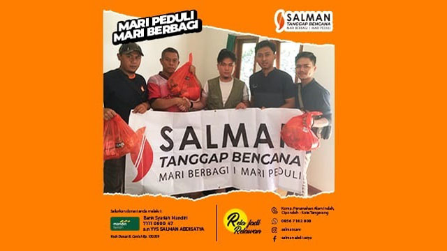 Komunitas Salman Tanggap Bencana Ajak Anak-anak Muda Hijrah