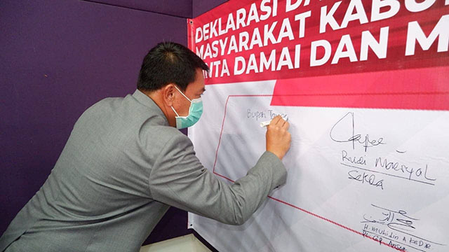 Kabupaten Tangerang Gelar Deklarasi Cinta Damai, Digagas Polresta Tangerang