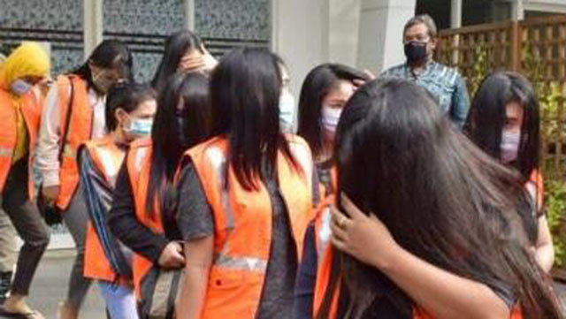 Praktek di Masa Pandemi Covid-19, Panti Pijat Eiffel Digerebek Satpol PP Tangsel