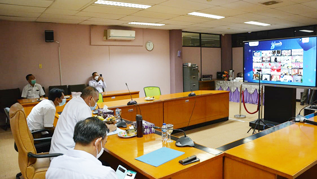 Bupati Tangerang Ikuti Rakornas Pengadaan Barang Jasa Secara Virtual