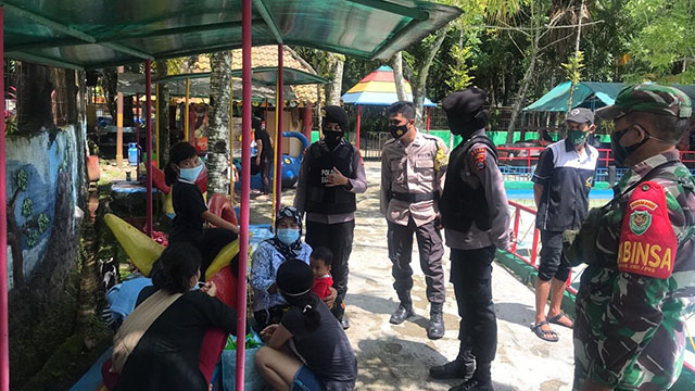 Cegah Penyebaran Covid-19 di Masa AKB, Polda Banten Gelar Patroli Nong Jawara