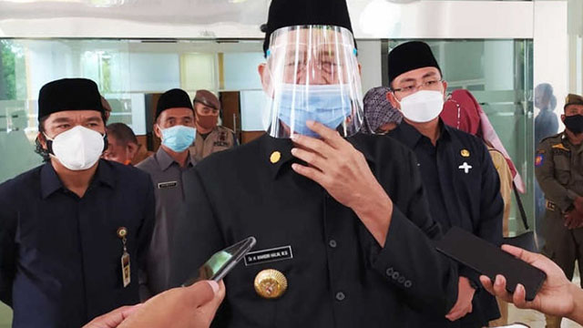 Gubernur Banten Wahidin Halim Perpanjang PSBB Provinsi Banten Tahap III