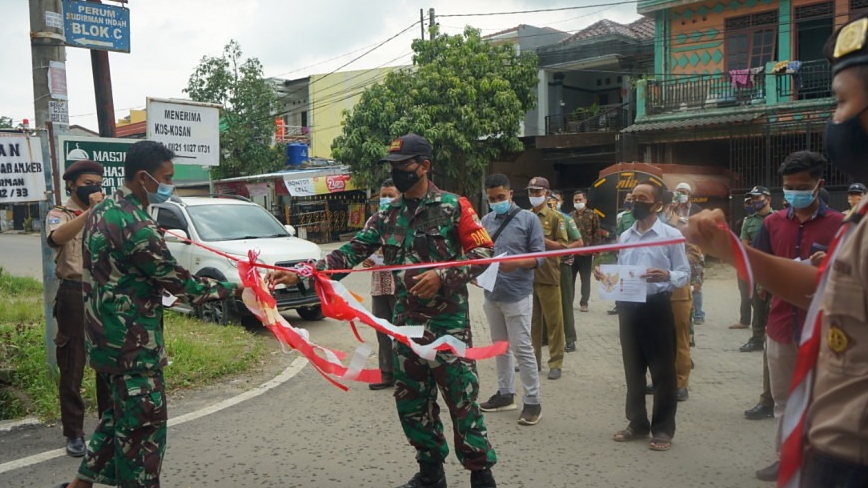 Danramil 06 Tigaraksa Resmikan Kampung Benteng Pancasila