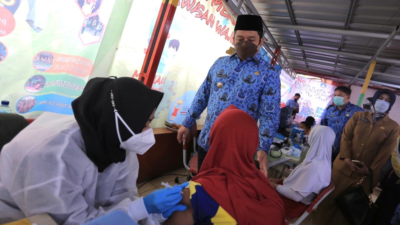 Pemkot Tangerang Lakukan Vaksinasi Untuk Anak Usia 12 Tahun