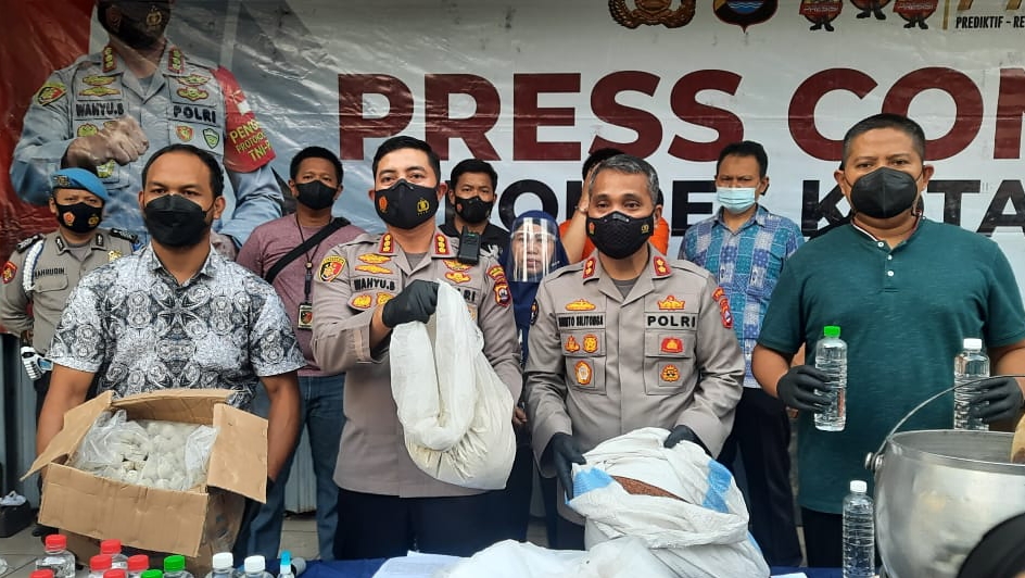 press release Polresta Tangerang