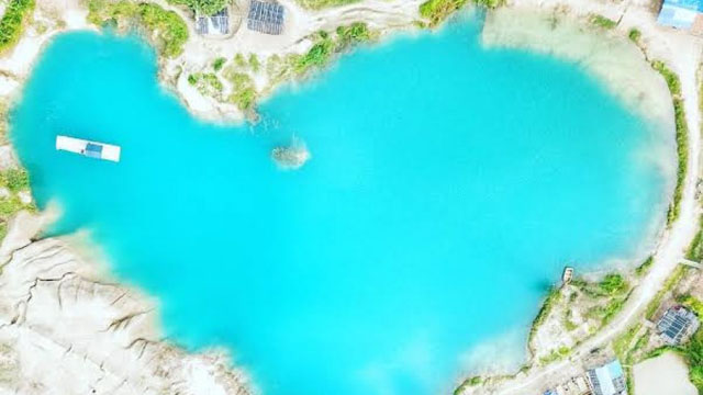 Telaga Biru Cisoka Kini Pikat Banyak Wisatawan