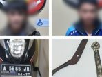 Pelaku AA (40) dan FP (18) ditangkap di lampu merah Maja Pandeglang pada Senin (14/2/22)