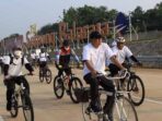 Sosialisasi Jalan Tol, Sekda dan Dirjen Bina Marga Bersepeda Santai Sejauh 5 Kilometer Sepeda Santai