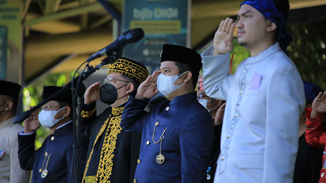 upacara peringatan Hari Sumpah Pemuda
