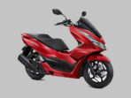 New Honda PCX160 Magnificent Red New Honda PCX160 Magnificent Red