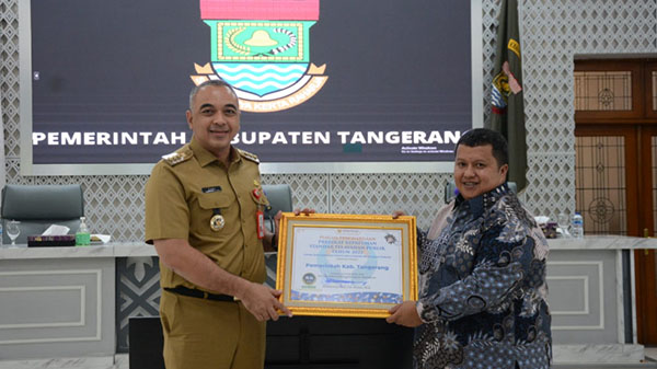 Penghargaan Predikat Kepatuhan Standar Pelayanan Publik 2022