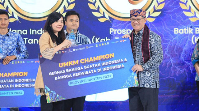 UMKM Champion pada Acara Karya Kreatif Banten 2023