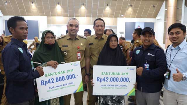 penyerahan santunan kematian kepesertaan BPJS Ketenagakerjaan