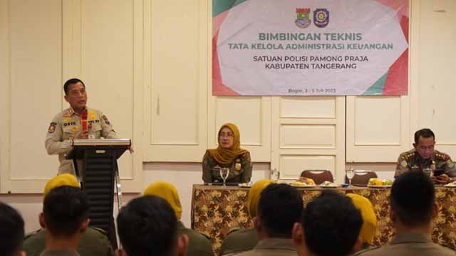 Satpol PP Kabupaten Tangerang Gelar Bimtek