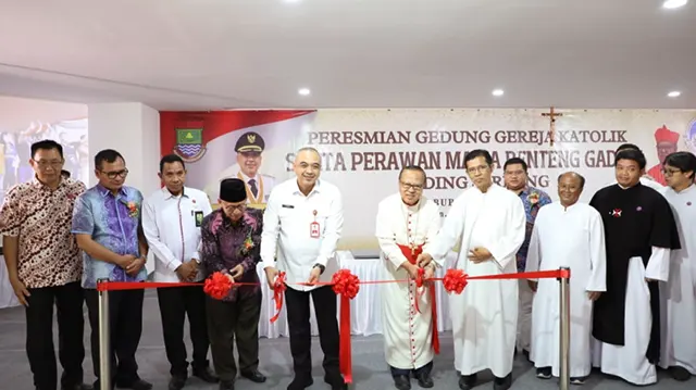 Peresmian Gereja Katolik Santa Perawan Maria