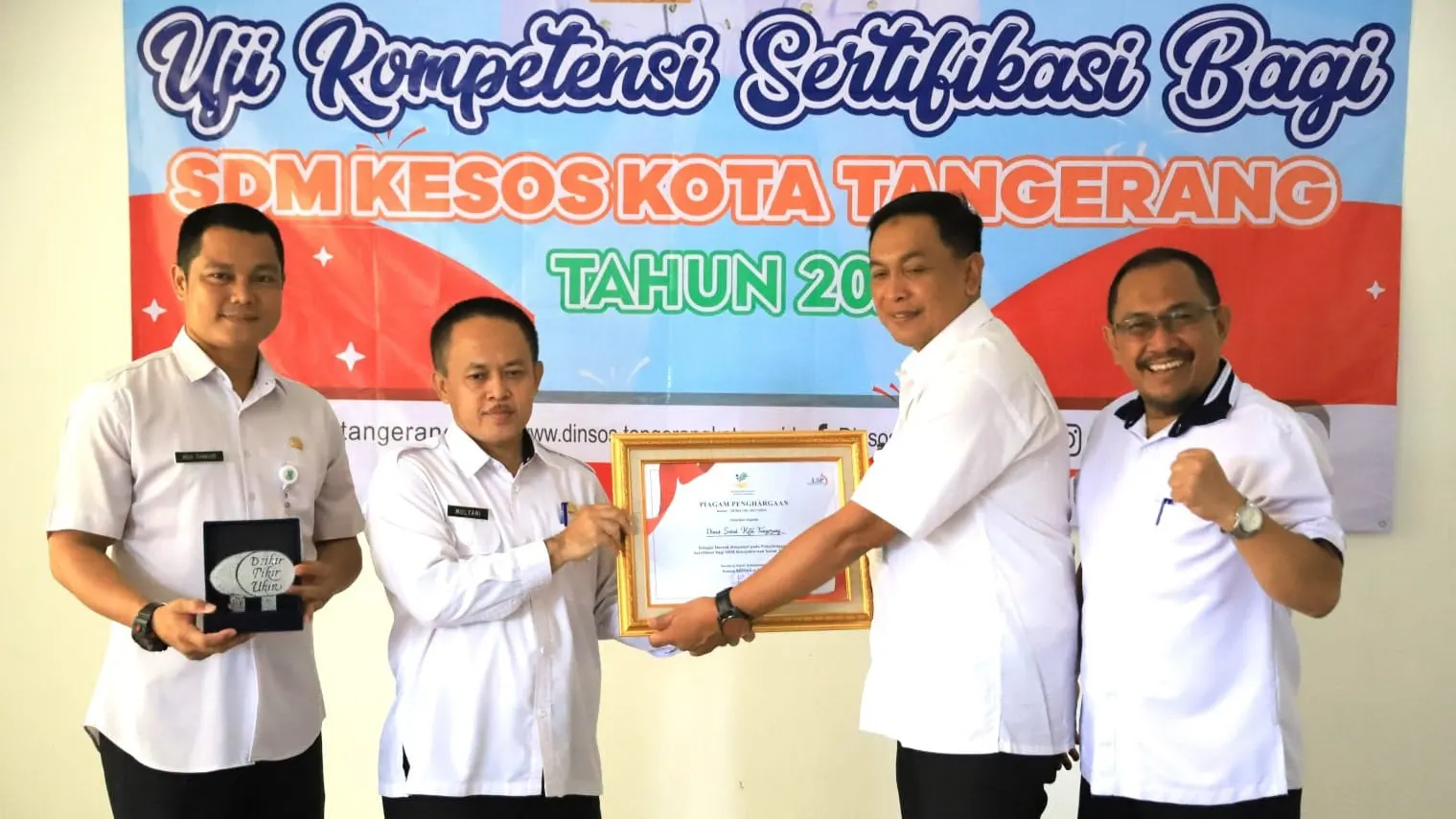 Penghargaan Peserta Uji Kompetensi Sertifikasi