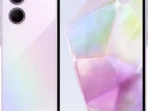 Galaxy A55 Awesome Lilac (tampak depan dan belakang)