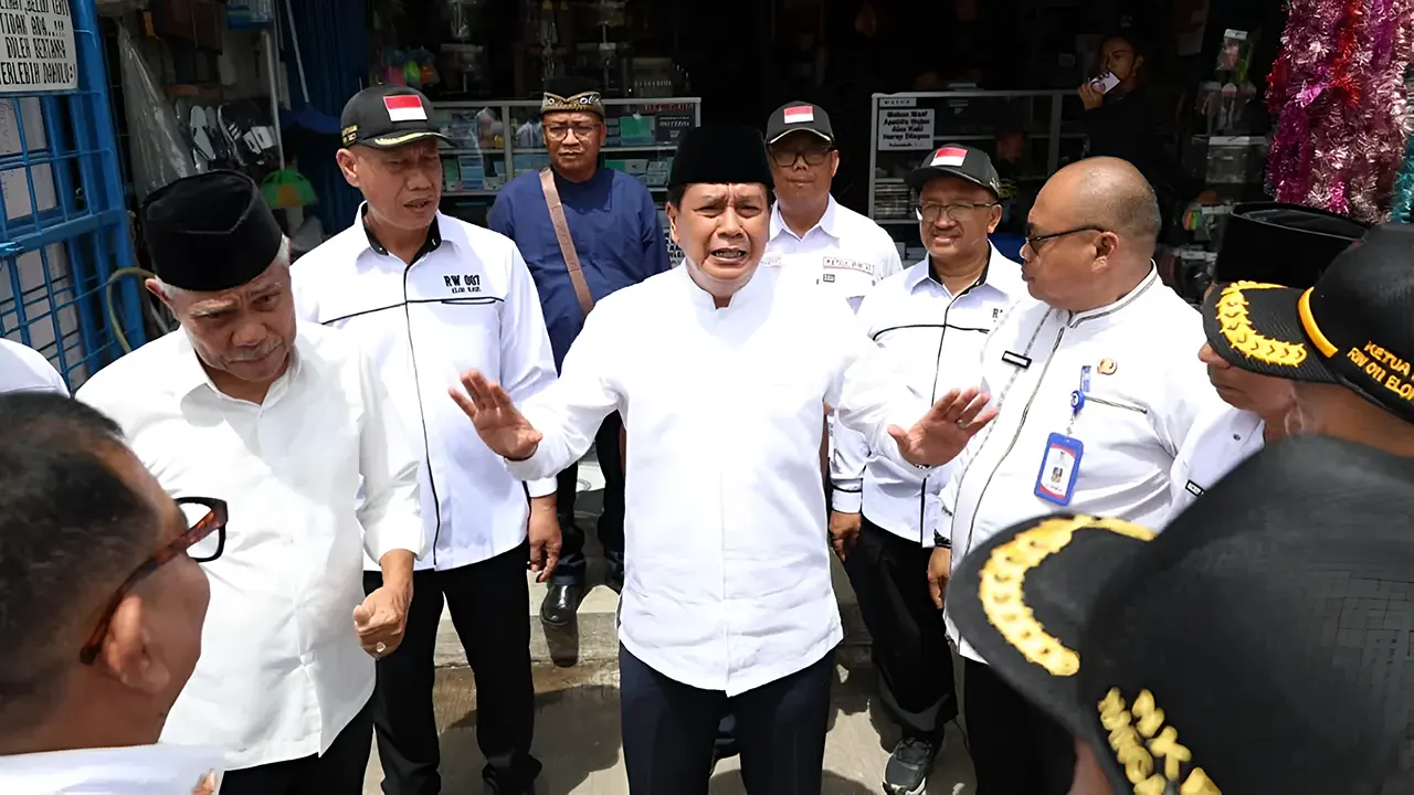 Bupati Tangerang Datangi Lokasi Banjir di Villa Tangerang Elok Villa Tangerang Elok