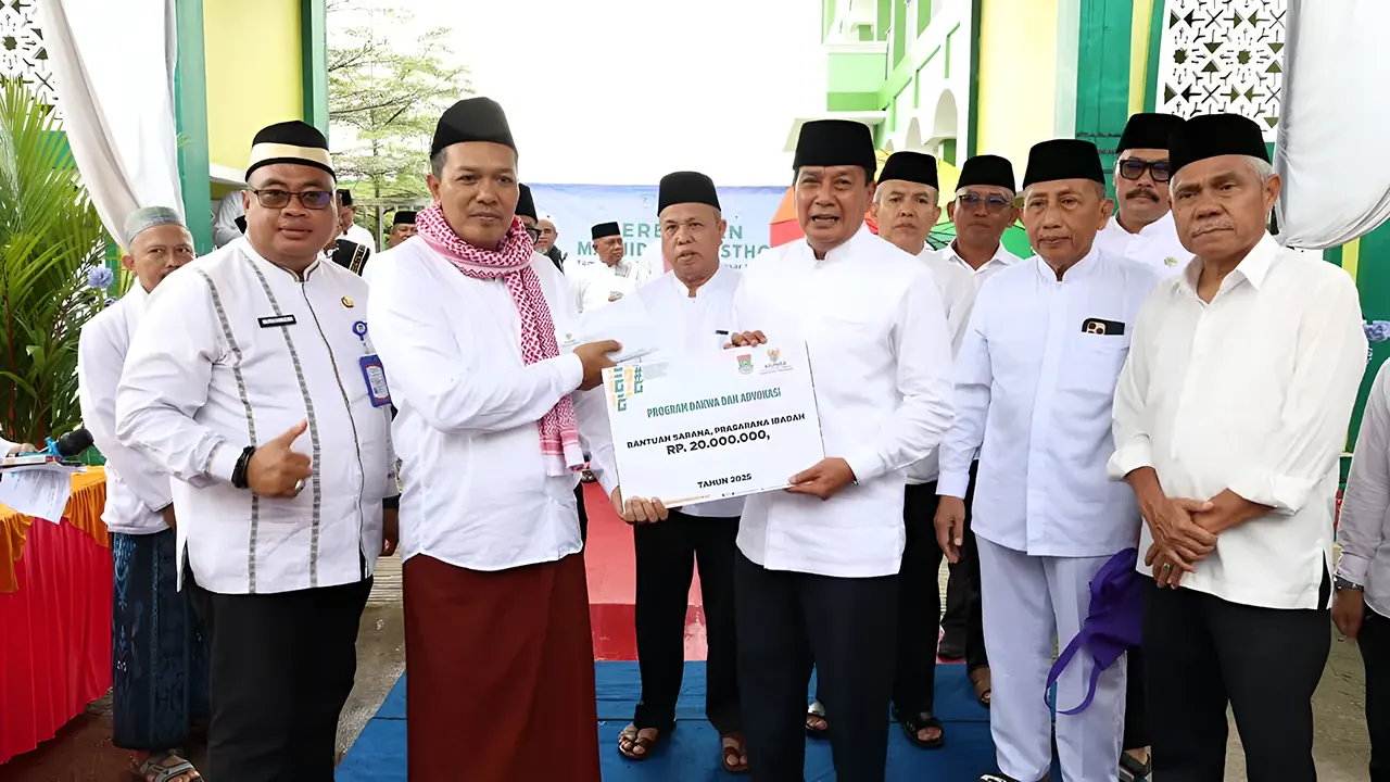 Bupati Tangerang Resmikan Masjid Al Wustho di RW 15 Perumahan Taman Buah 2 Perumahan Taman Buah 2